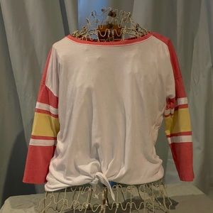 SO MID sleeve mid tie top